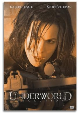 TWFSRXVWTS Filmposter Underworld Evolution, dekoratives Gemälde, Leinwand, Wandposter und Kunstdruck, modernes Familienschlafzimmer-Dekor-Poster, 20 x 30 cm