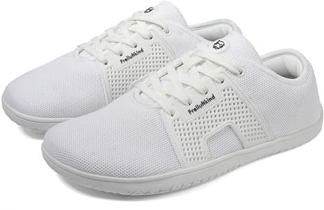 Freiluftkind Hokkaido Chaussures Pieds Nus (Blanc/Taille EU 39) – La Chaussure Pieds Nus Parfaite pour Ton Aventure – Chaussures Pieds Nus Femmes – Chaussure Barefoot Hommes
