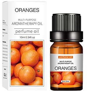 Huile Essentielle de Orange Douce 2X10ML, Huile Essentielle Aromathérapie 100% Pure & Naturelle pour Diffuseur, Humidificateur, Huile de Orange Douce de Qualité, pour Massage, SPA, Bain, Sommeil