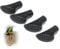 4 Stück Nordic Walking Stöcke Gummipuffer,WanderstöCke Gummipuffer,Pads für Stock,Griffiges Gummi,Gummipuffe Nordic-Walking-Stöcke,Rutschfestes Ttrekking,Walking-Stöcke,Durchmesser 11mm