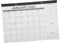 SHOWERORO Englischer Wandkalender großer Wandkalender Kalender 2022-2023 Planung Wandkalender 2023 Monat countdown kalender countdown calender Wandkalender-Planer Desktop-Kalender Abs Black