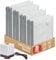 Vacbird Vakuumbeutel für Kleidung mit Elektrischer Luftpumpe, 8er Pack (2klein/2mittel/2groß/2Jumbo), Wiederverwendbar Vakuumbeutel für Bettdecken, Matratzen, Decken, Kissen, Bettwäsche, Umzug
