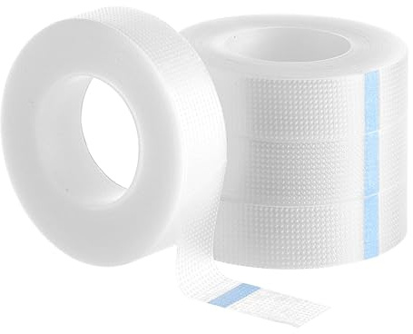 Nynkyon 4 Rollen Wimpernverlängerung band, Beauty Eyelash Tape, Werkzeug zum Trennen Verlängern der Wimpern, geeignet für Weihnachtsgeschenke für Frauen und Partygeschenke (transparente Version)