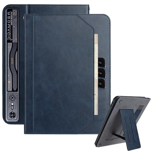 XFDSFDL® Étui pour Nubia Red Magic Gaming Pad Pro NP03J (10,9 Pouces) PU Cuir Coque Portabilité Longe Portefeuille avec Support Fente Protection Housse Bleu