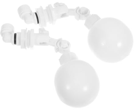 2 Stück 1/4 Zoll Schwimmerventil aus PP für Wassertanks | Automatische Wasserstandsregulierung, Hochsensibler Schwimmerball, Schnellanschluss, für Wasserspender und Innenräume