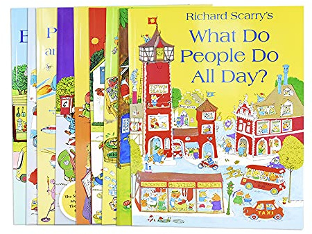 Richard Scarrys Best Collection Ever! 10 books collection. What do people do all day?... and other stories.