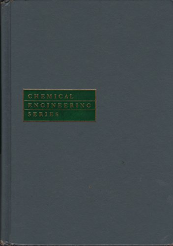 Momentum, Heat and Mass Transfer (MCGRAW HILL CHEMICAL ENGINEERING SERIES)