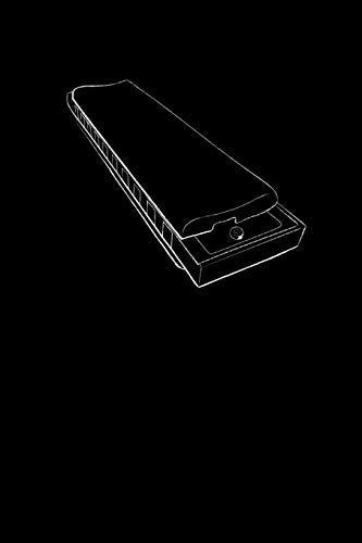 Mundharmonika: A5 Tabulatur Block mit leeren Tabulaturlinien - 120 Seiten Tab Notizbuch perfekt als Notenbuch oder Notenheft, passendes Geschenk für Mundharmoniker Musiker!