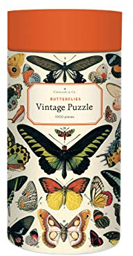 Cavallini Papers & Co. Schmetterlinge Puzzle, 1000 Teile, Mehrfarbig