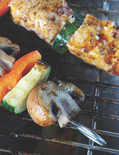 Mein Grillbuch: ♦ deine eigenen Grillrezepte auf einen Blick ♦ Vorausgefülltes Grillprotokoll für deine eigenen Rezepte und Fleisch-Kreationen ♦ ... ♦ A4+ Format ♦ Motiv: Grillspieß
