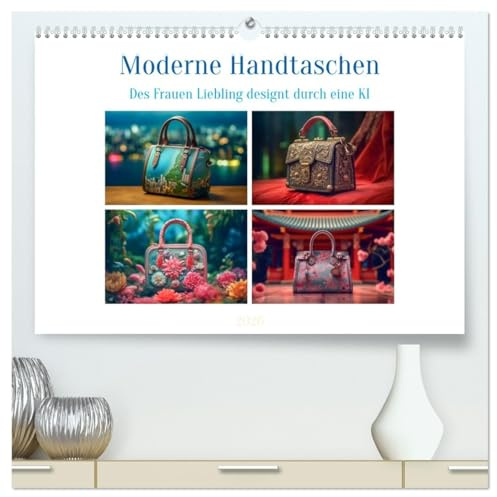 Moderne Handtaschen (hochwertiger Premium Wandkalender 2026 DIN A2 quer), Kunstdruck in Hochglanz: Moderne Handtaschen sind mehr als nur praktische ... Stils der Besitzerin. (CALVENDO Kunst)
