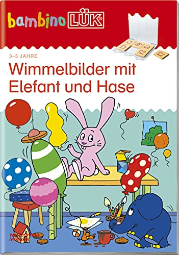 bambinoLÜK: 3/4/5 Jahre Wimmelbilder mit Elefant und Hase (bambinoLÜK-Übungshefte: Kindergarten)