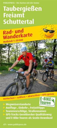 Taubergießen - Freiamt - Schuttertal: Rad- und Wanderkarte mit Ausflugszielen, Einkehr- & Freizeittipps, wetterfest, reissfest, abwischbar, GPS-genau. 1:50000 (Rad- und Wanderkarte: RuWK)