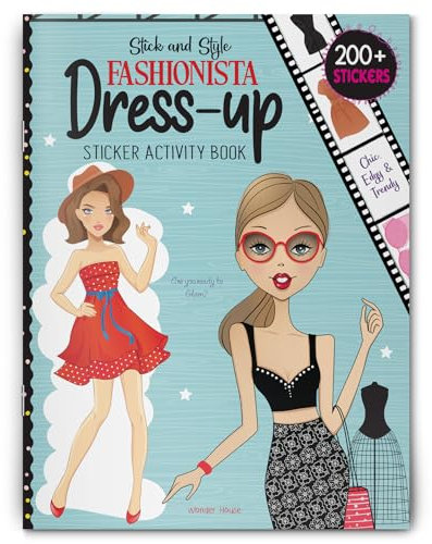 Stick and Style - Fashionista Dress-Up (Sticker Activity Book)