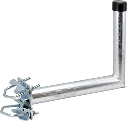 Satix Sat en soporte de tubo de 25 cm para satélite antena parabolica Cuenco de acero galvanizado