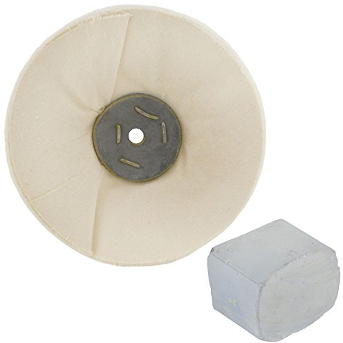 G Loose Unstitched Floppy Final Polishing Mop 6 x 1 2 Row With Compound 250g