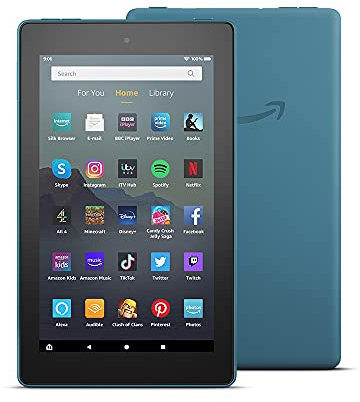 Fire 7 Tablet | 7 display, 32 GB, Twilight Blue with Ads (2019 Release)