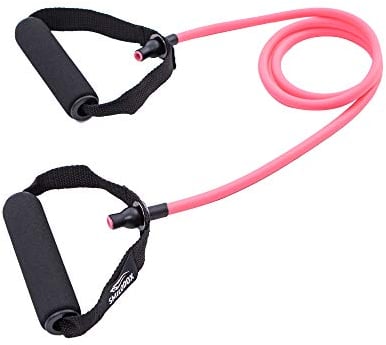 SMILODOX Tonning Tube - Ideal fürs Homeworkout passendes Trainingsgerät für zu Hause, Color:Pink, Stärke:Medium