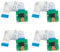 DORHEA 4PCS Raspberry Pi Mini Camera Video Module 5MP 1080p Sensor OV5647 Webcam with 6 Inch 15 Pin Ribbon Cable for Raspberry Pi Model A/B/B+/2B/3B/3B+/4
