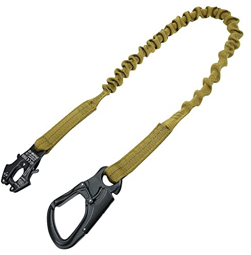Warrior - A.S. Warrior Assault Personal Retention Lanyard Frog Clip + Tango Carabiner (SICHERUNGSLEINE) (Coyote)