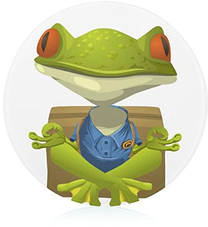 Rana Graciosa Tabla De Cocina De Cristal Templado Resistencia Al Calor Placas De Vidrio 20 cm