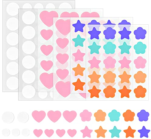 148Pcs Pimple Patches, Hydrocolloid Spot Patches Acne Patch Spot Treatment Stickers Starface Pimple Patches Acne Healing Dots for Spots Face Body(Assorted Styles)
