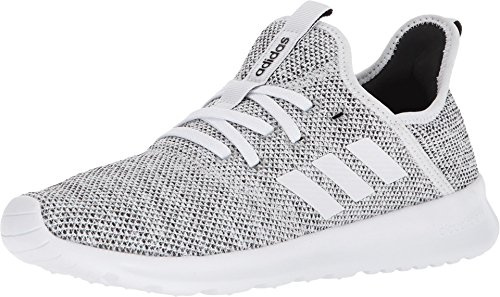 Adidas Women's Cloudfoam Pure, White/White/Black, 6.5
