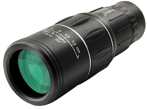 Leistungsstarkes Monokular-Teleskop, 16 x 52 Zoom-Fernglas, Dual-Fokus-Prisma, kompaktes Monokel für Camping-Geräte