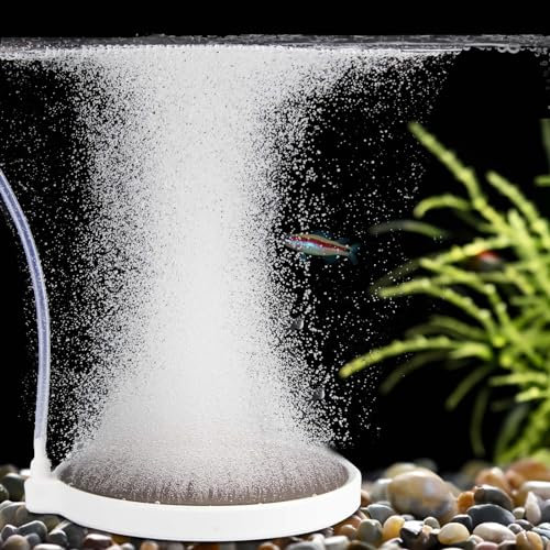 BLOTFISH Luftstein für Aquarium, co2 Diffusor, 15 cm leiser Blasenstein, superhoher Diffusor für 120–300 cm große Aquarien