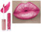 Metallic Shine Glitter Lipstick, Matte Lipstick Makeup Lipsticks For Women Long Lasting Waterproof Non-Stick Cup Not Fade Glitter Pink Lipstick Gift (07#)