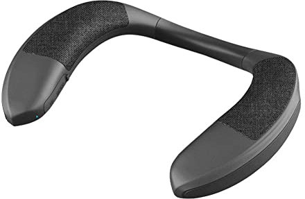 Hanabitx Altavoces con diadema de cuello Bluetooth HiFi Surround Portátil con Micrófono Altavoz con Diadema de Cuello HiFi para Casa al Aire Libre