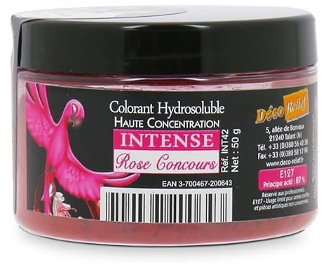 Déco Relief - Colorant Professionnel Intense Rose Concours - Usage limité HC 50 g