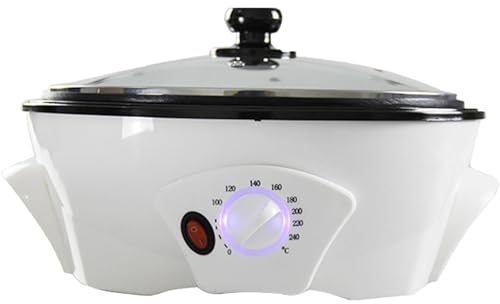 UZIAH 800G Electric Coffee Roaster Machine, Coffee Bean Roasting Machine with Temperature Adjustable And Timer, 0-240℃ Perfect for Coffee Lovers, Non-Stick Pan