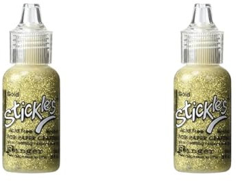 Stickles Glitter Glues Ranger Industries Stickles, Gold (Pack of 2)