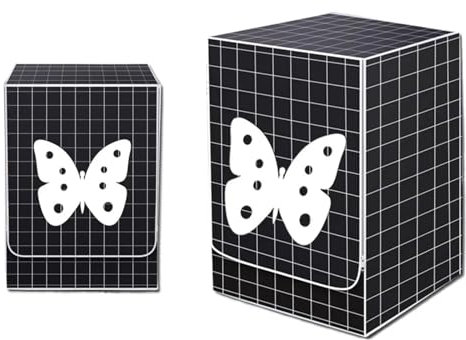 ZGXNYI Washer Cover Washing Machine Cover Black For Rain And Dryer Front 12kg Waterproof Mat Washer And Dryer Cover For Top(A4,60x50x85cm M)