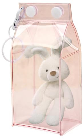 Generisch Transparente Figuren-Display-Kettentasche,Sammlungs-Puppen-Display-Taschen | Puppet Klare Kettenaufbewahrungstasche | Puppensammler-Tragetasche für Puppe, Figur, Spielzeug, Kosmetik