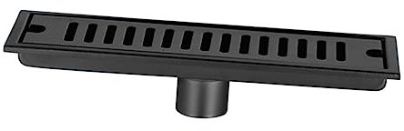 KONTONTY Bonde De Douche Rectangulaire Acier Inoxydable Avec Siphon Anti-odeur Pour Salle De Bain Et Cuisine Drain Pratique