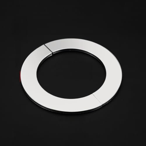 Yuanpgky Rosette de tuyau de poêle, rosette en acier inoxydable, couvercle de tuyau décoratif pour robinet de chauffe-eau à gaz, design divisé (80 mm)