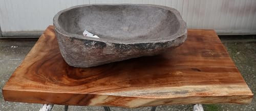 Marblechic - Tablero de madera maciza suar o nogal indio para baño 81 x 52/55 x 5 (h) cm mesa n. 11