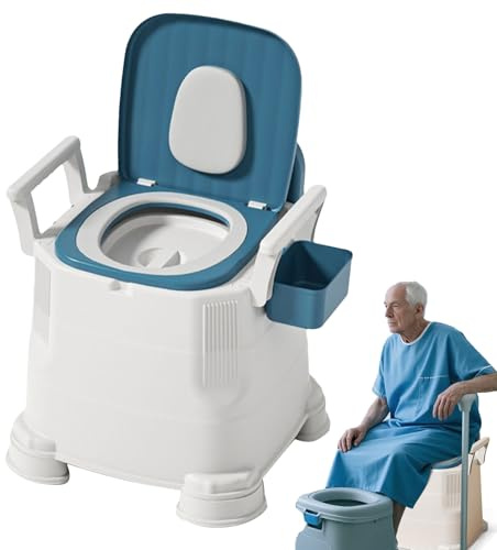 Tragbare Toilette für Erwachsene | Töpfchentrainingssitz für | Tragbarer Stuhl für Senioren, Schwangere, Baby und Outdoor Camping Sanitär