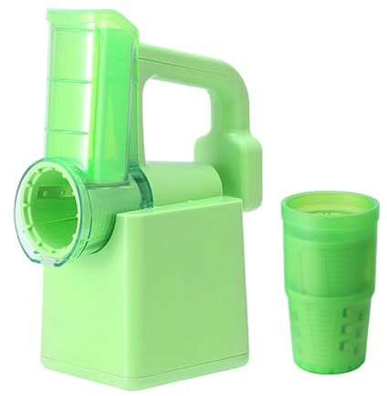 Râpe à fromage électrique rapide avec tasse amovible - Facile à utiliser - Coupe-légumes rechargeable - Robot alimentaire pour fromage à pâte dure