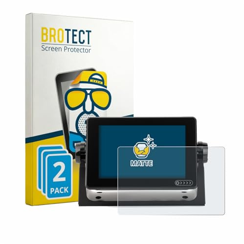 BROTECT Schutzfolie für Raymarine Axiom+ 7 | 2 Stück Entspiegelnder Displayschutz Made in Germany Matte Displayschutz-Folie Anti-Reflex Anti-Fingerprint Einfache Montage
