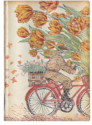 Softcover Notizbuch Frühling in Holland Midi Liniert: Flexi softcover, 100 gsm, ribbon marker, pouch, book edge printing (Living with Yuko)