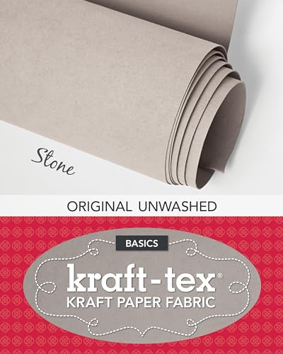 kraft-tex™ Basics Roll, Stone: Kraft Paper Fabric