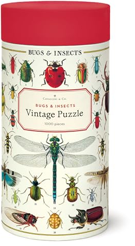 Cavallini, Käfer und Insekten Cavallini Vintage Puzzle, 1000 Teile