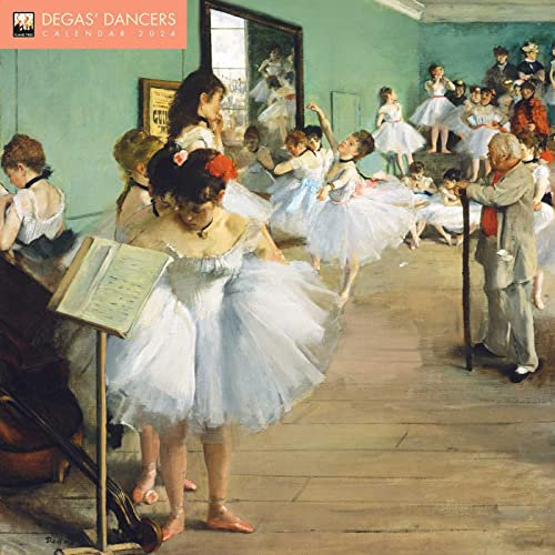 Degas Dancers – Degas Tänzerinnen 2024: Original Flame Tree Publishing-Kalender [Kalender] (Wall-Kalender)
