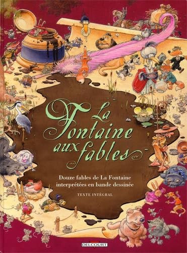 La Fontaine aux fables : Douzes fables de la Fontaine interprétées en bande dessinée