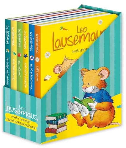 Leo Lausemaus - Mein liebster Geschichtenschatz (Jubiläums-Schuber): 6 Mini-Bücher mit Vorlesegeschichten für Kinder ab 3 Jahren