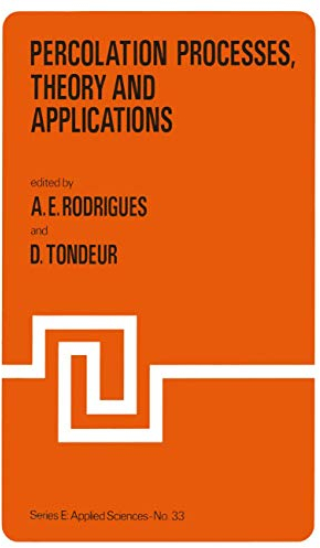 Percolation Processes: Theory and Applications: Theory and Applications (NATO Science Series E:)