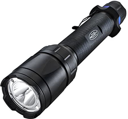 Police Security Trac Tact 3C Flashlight - Cree LED - Super Bright - 700 Lumen - Tactical - Red Night Vision - Weather Resistant